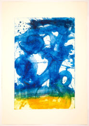 Bouquet (sunflower, Yellow To Blue) by Catherine Howe at Manneken Press (IFPDA)