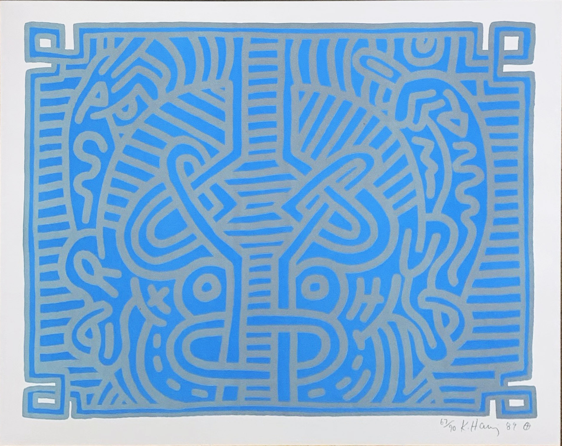 Chocolate Buddah #1 by Keith Haring