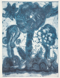 Garden (thalo Blue, Green, Light Blue) by Catherine Howe at Manneken Press (IFPDA)