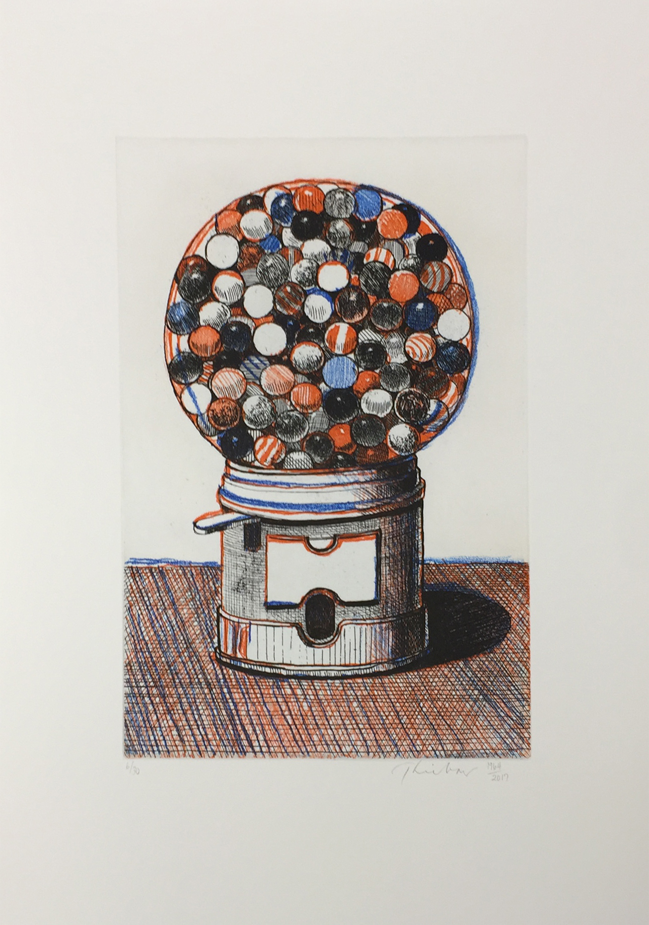 Gumball Machine by Wayne Thiebaud