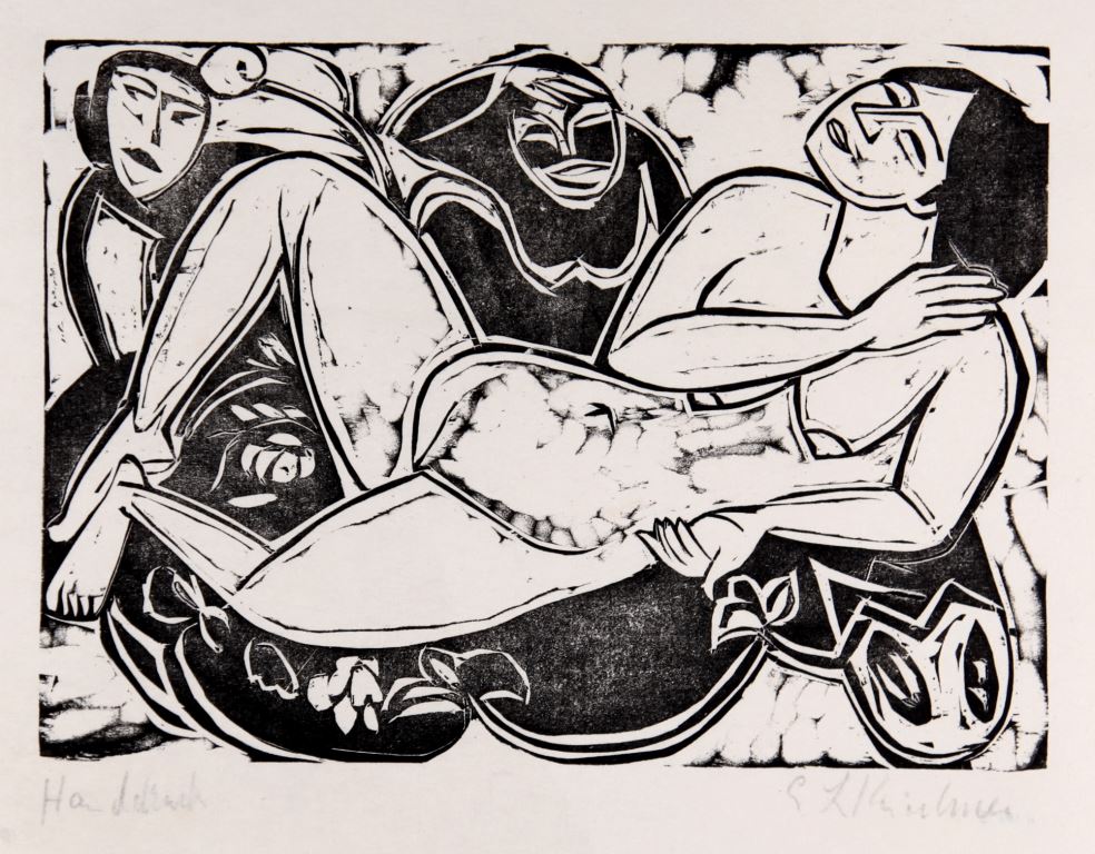 Liegender Akt by Ernst Ludwig Kirchner