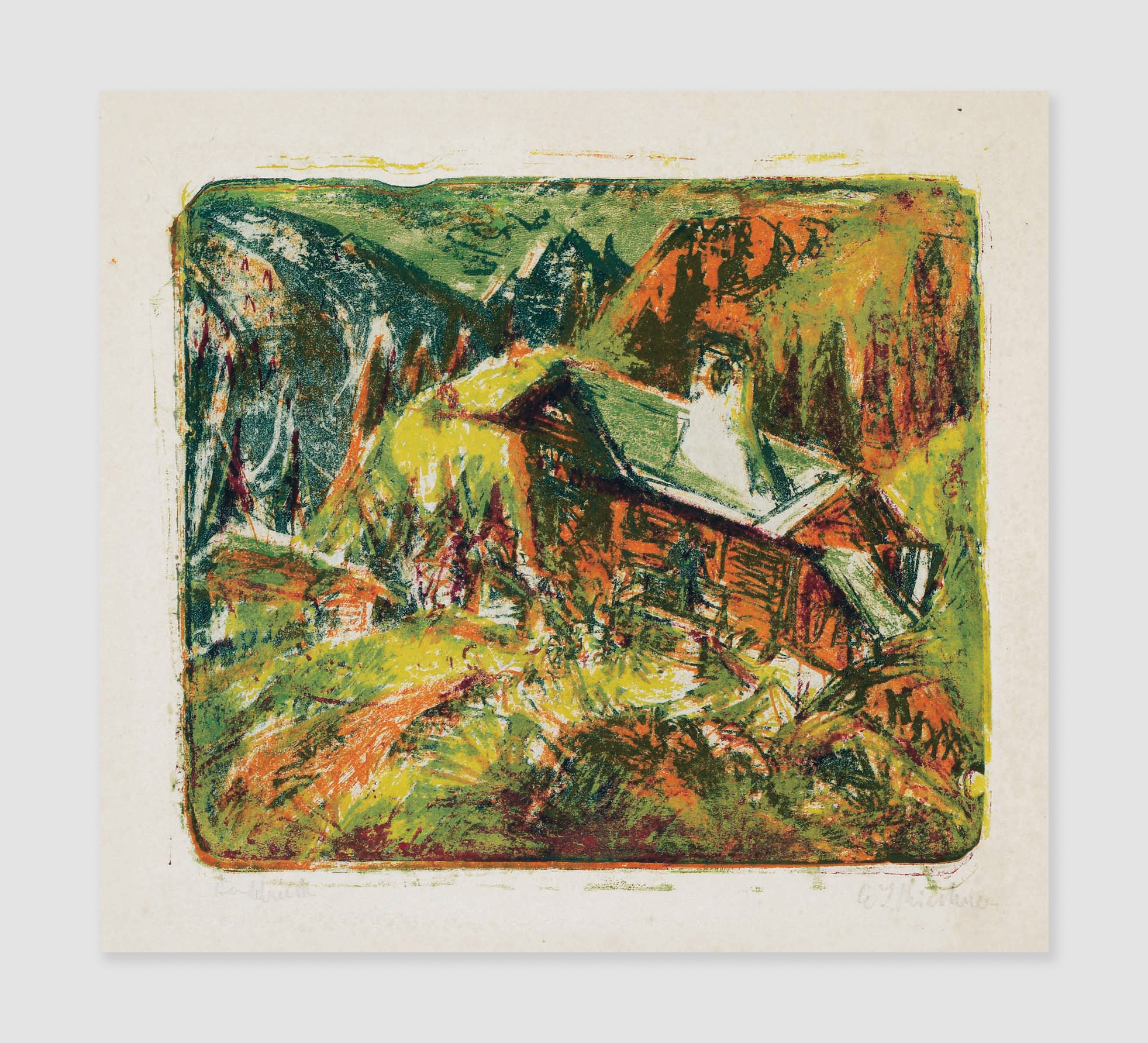 Berghaus by Ernst Ludwig Kirchner