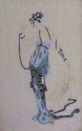 La Planete Femina Clemence by Erte at William Chambers Art