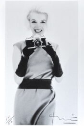 Marilyn With Nikon by Bert Stern at Michael Lisi/Contemporary Art
