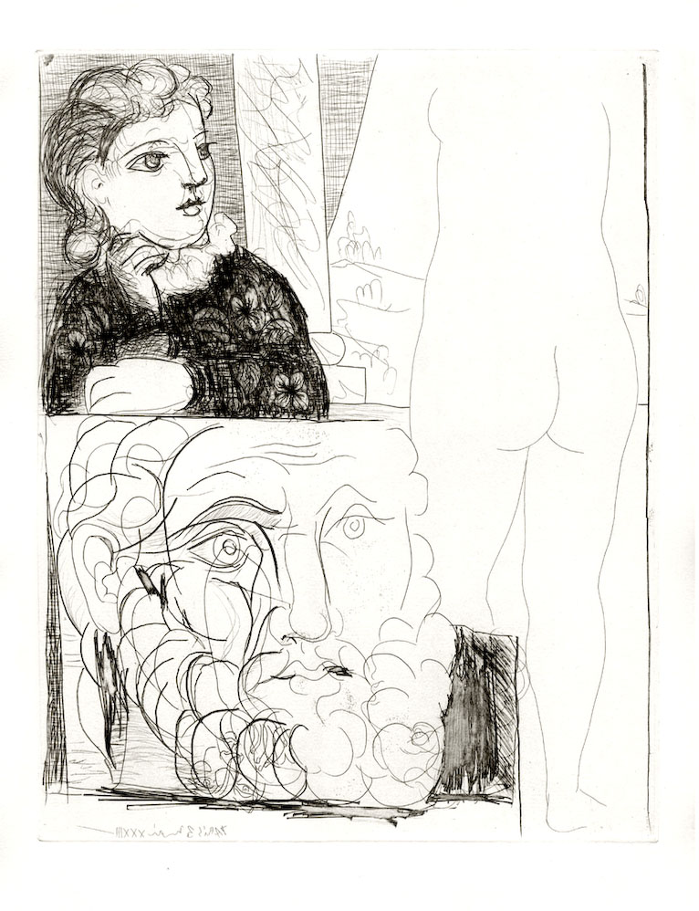 La Bonne Dans L’atelier De Sculpture (s.v. 71) by Pablo Picasso
