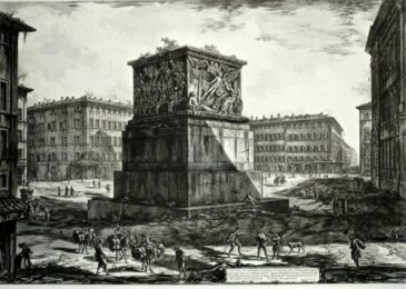 Veduta Del Piedestallo Dell’aposteosi, From “trofeo O Sia Magnifica Colonna Coclide̶... by Giovanni Battista Piranesi at Sylvan Cole Gallery