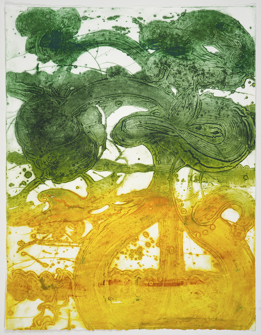 Bouquet (peony, Yellow, Jade) by Catherine Howe