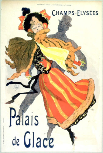 Les Palais De Glace Champs Elysées by Jules Cheret at