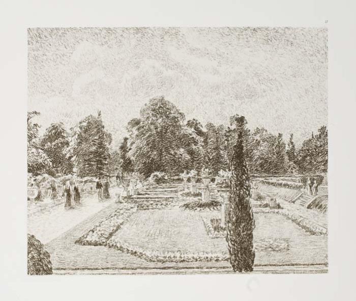 Jardin Anglais Près London by Camille Pissarro