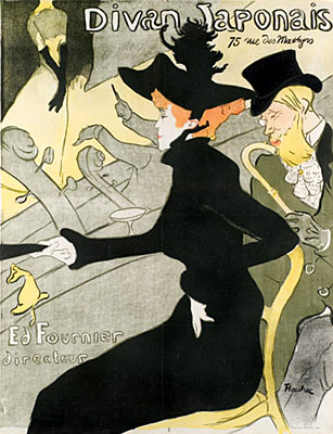 Divan Japonais by Henri de Toulouse-Lautrec