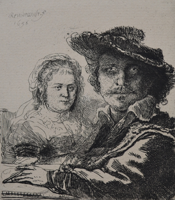 Self Portrait With Saskia by Harmensz van Rijn Rembrandt