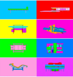 Design & Architecture by Michael Craig-Martin at Jonathan Novak Contemporary Art