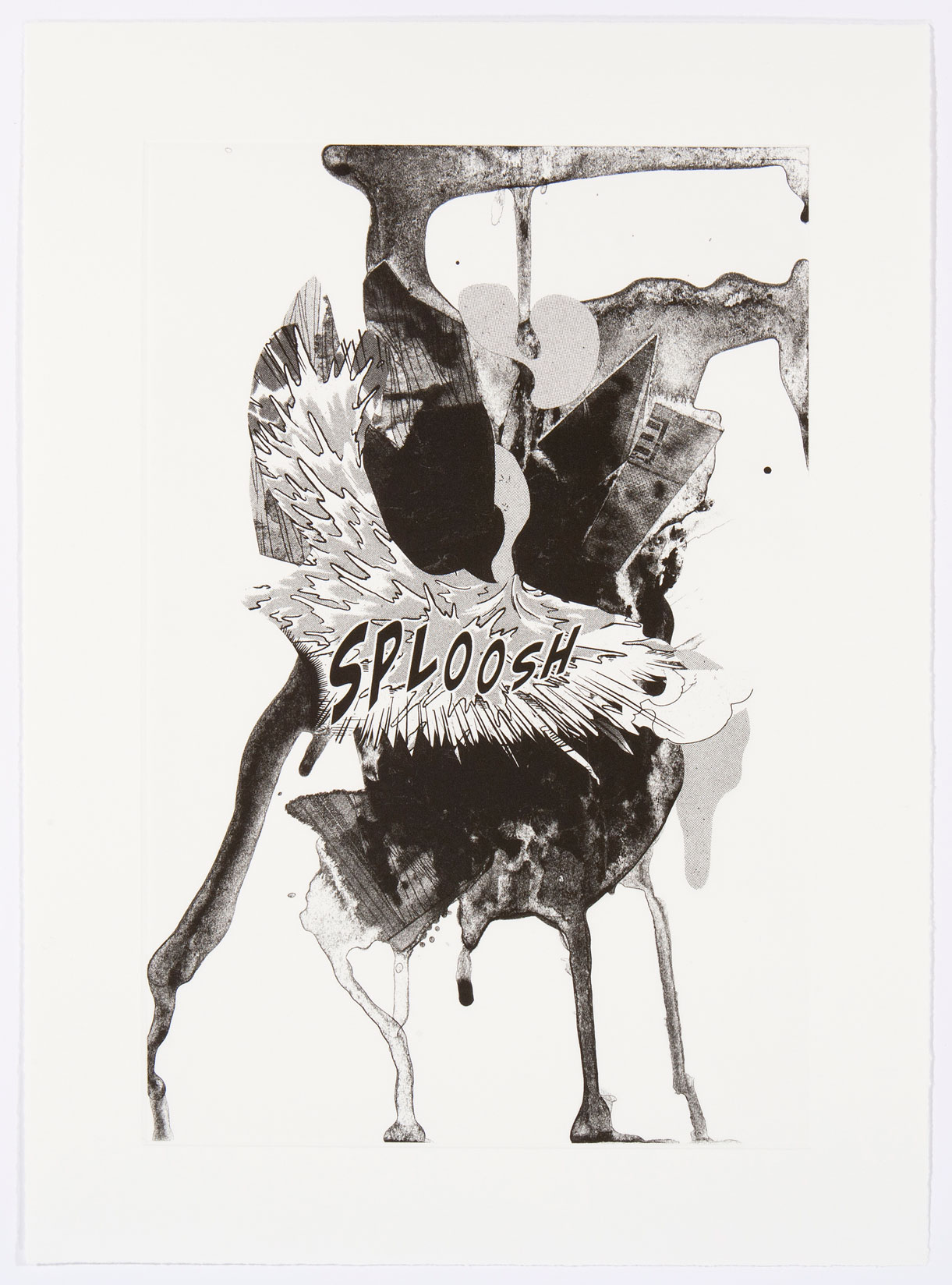 Sploosh (Black and White) by Christian Marclay