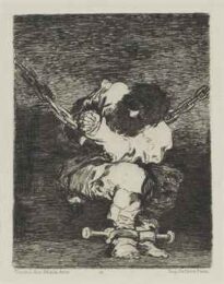 Tan Bárbara La Seguridad Como El Delito (little Prisoner) by Francisco Goya at Sylvan Cole Gallery