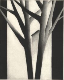 Two Trees With Portal & House by Robert Kipniss at ebo Gallery