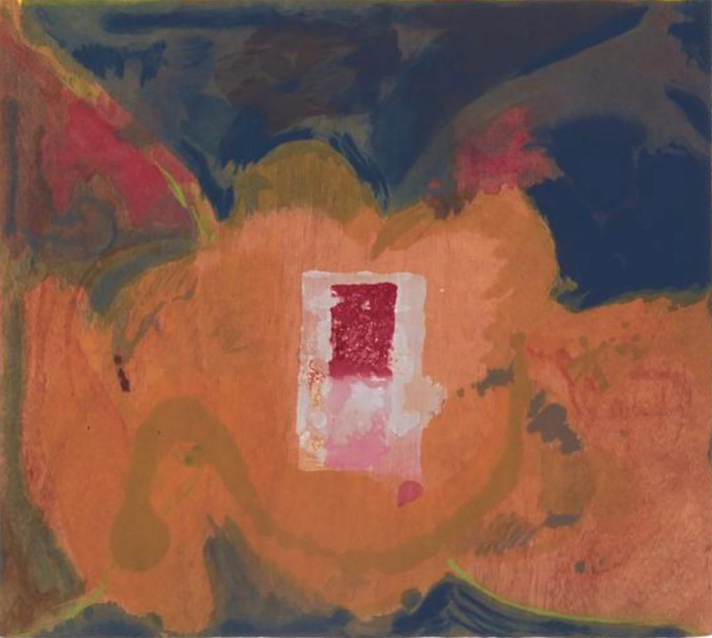 Abstract Expressionism: Tales Of Genji V by Helen Frankenthaler