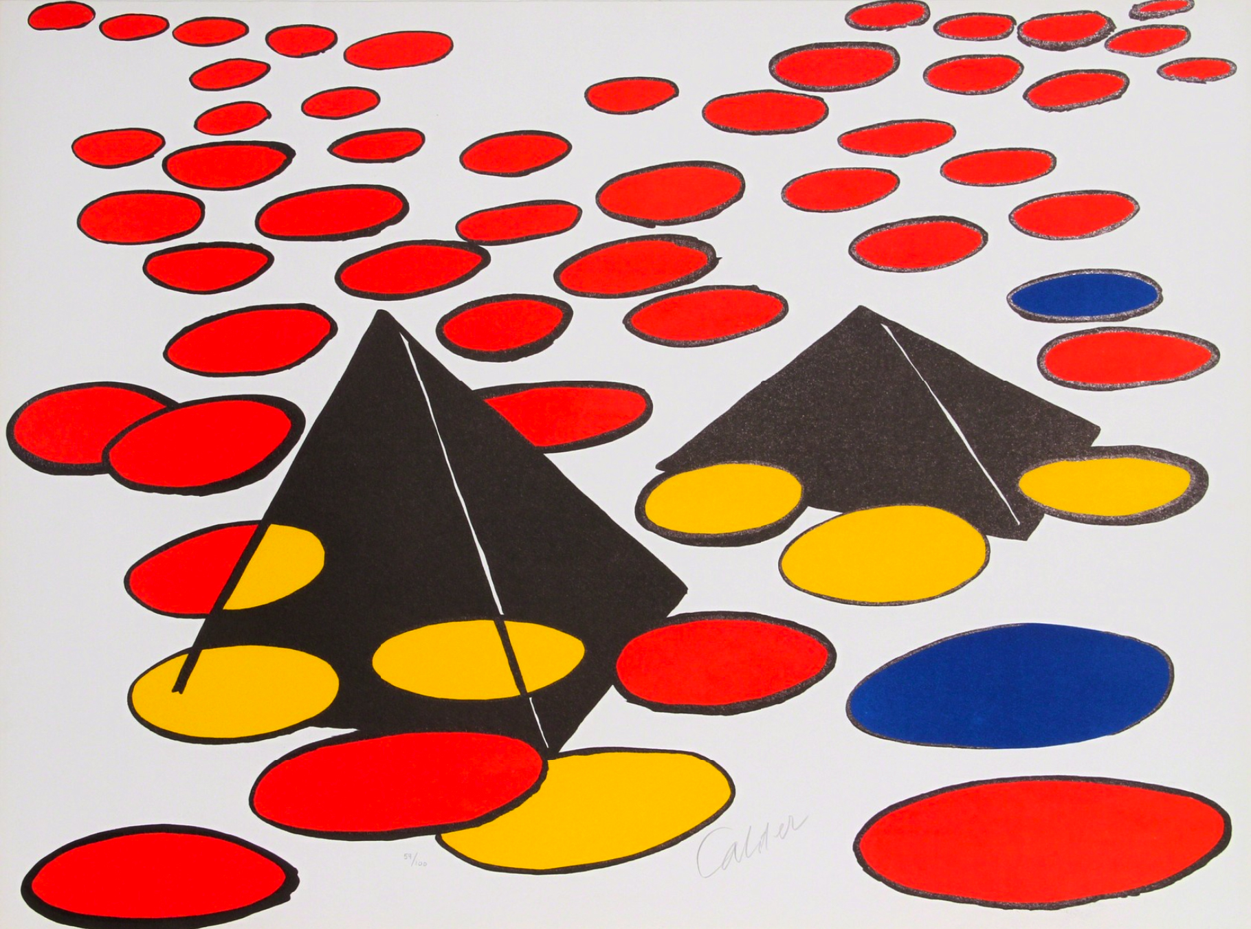 Black Pyramids by Alexander Calder