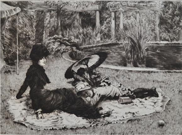 Sur L’herbe by James Tissot