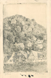 Fränk.  Dorf Eggloffstein by Martin Erich Philipp at Sylvan Cole Gallery