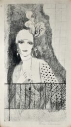 Portrait De La Baronne Gorgaud by Marie Laurencin at Editions Graphiques Ltd