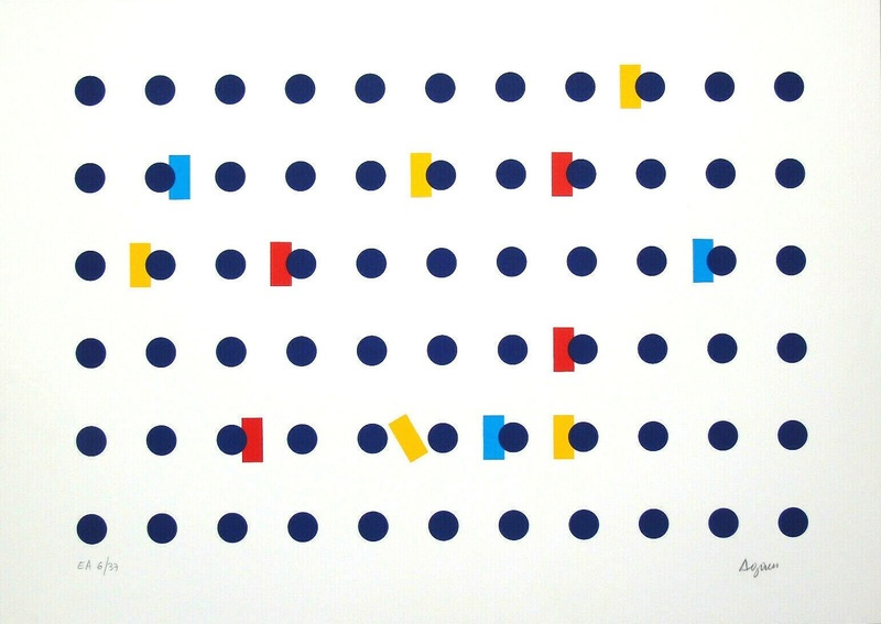 Homage To Federico Garcia Lorca I by Yaacov Agam