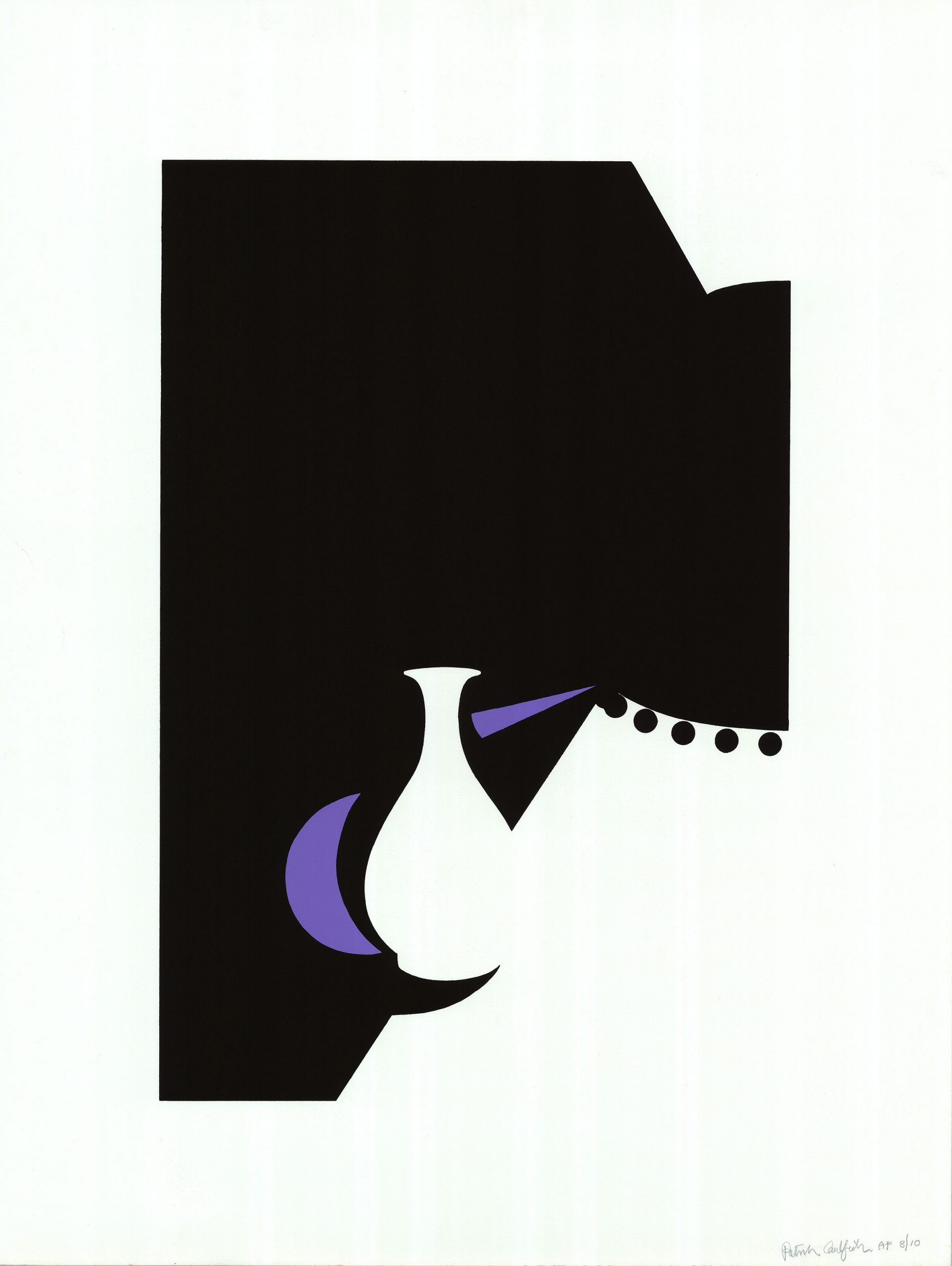 Lung Ch’uan Ware And Black Lamp by Patrick Caulfield
