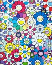 A Field Of Flowers Seen From The Stairs To Heaven by Takashi Murakami at Vogtle Contemporary