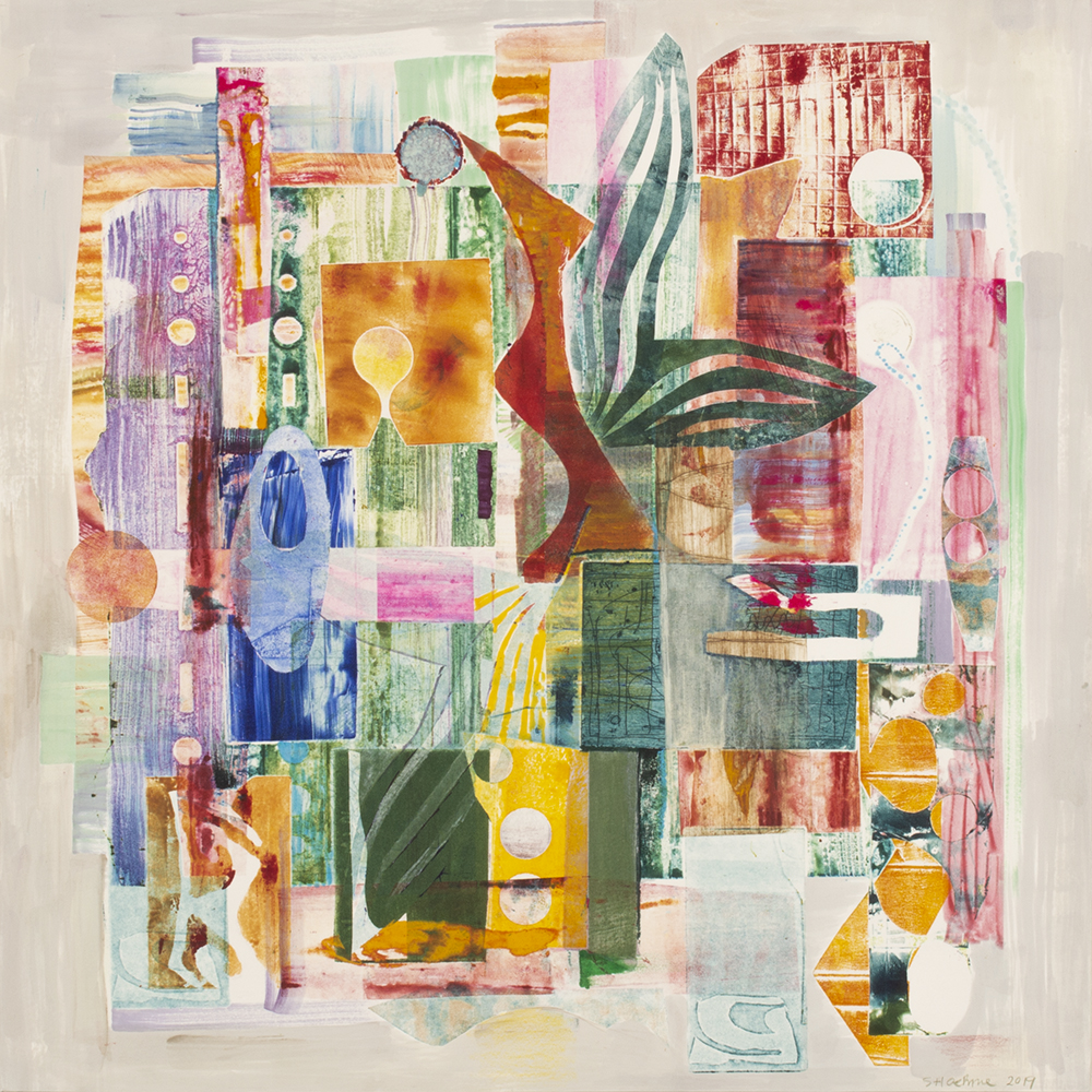 Blue Tornado Orange Carrot by Sue Oehme