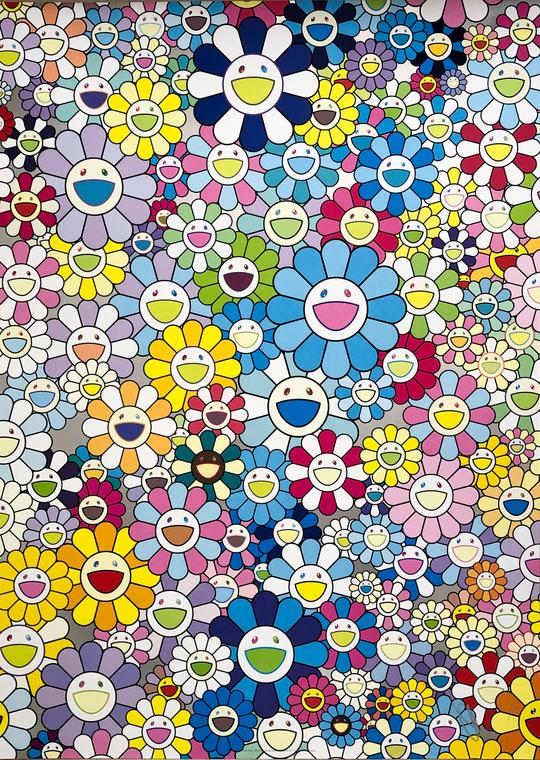 Champagne Supernova: Blue by Takashi Murakami