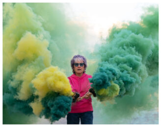 On Fire At Eighty by Judy Chicago at Cirrus Gallery + Cirrus Editions Ltd.