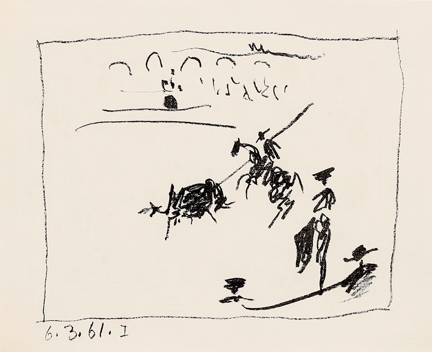 La Pique by Pablo Picasso