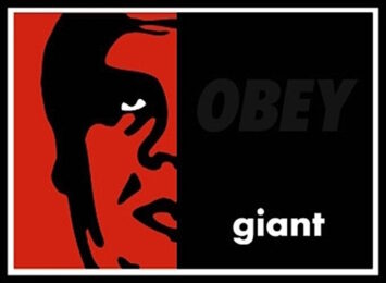Black On Black by Shepard Fairey at Gregg Shienbaum Fine Art
