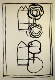 Cases I Arbres 4 by Joan Hernandez Pijuan at Sylvan Cole Gallery