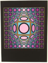 Composition Microcosmos Iv by Victor Vasarely at Gregg Shienbaum Fine Art