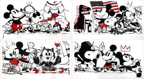 Dinner Is Served [matching Print Sent] by Tinker Brothers at Addicted Art Gallery