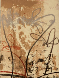 Flowerage With Blue 6 by Nancy Lasar at VanDeb Editions