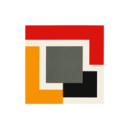 Grey, Red, Yellow, Black & Cream by Mary Webb at Kip Gresham Editions