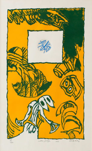 Herbes Potagéres by Pierre Alechinsky