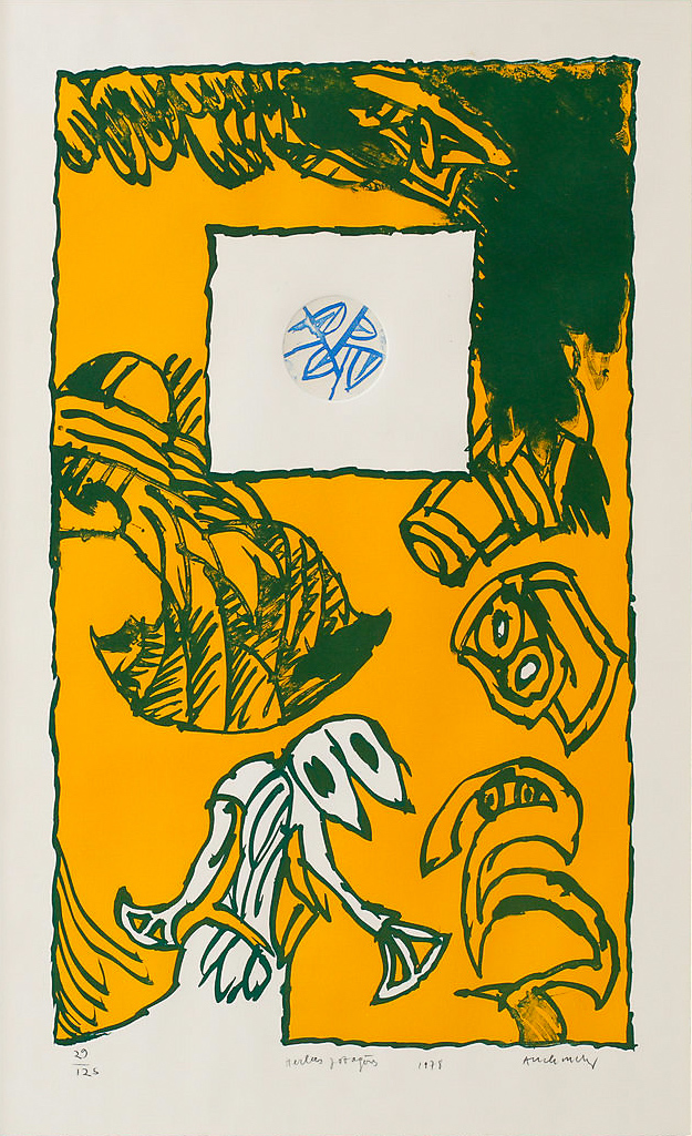 Herbes Potagéres by Pierre Alechinsky