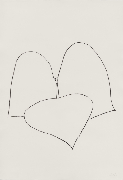 String Bean Leaves III by Ellsworth Kelly