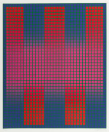 Trespass by Julian Stanczak at Gregg Shienbaum Fine Art