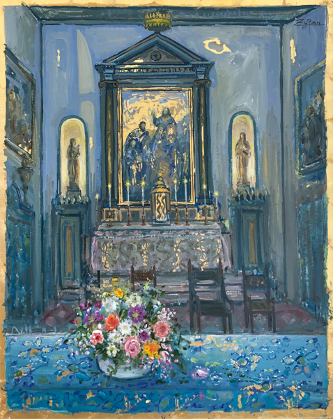 Interior Of Chiesa Di San Giacomo, Venice by Bruno Zupan