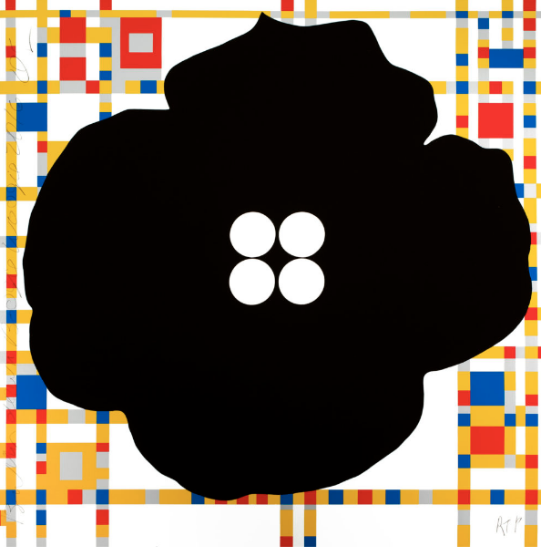 Button Down Boogie Woogie by Donald Sultan
