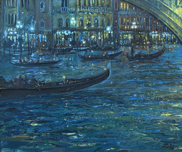 Under Rialto Bridge by Bruno Zupan