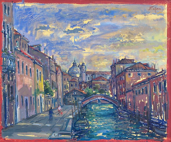Canal Ognissanti by Bruno Zupan