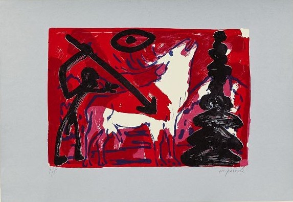 Kleiner Hirsch Vi (little Stag) by A.R. Penck