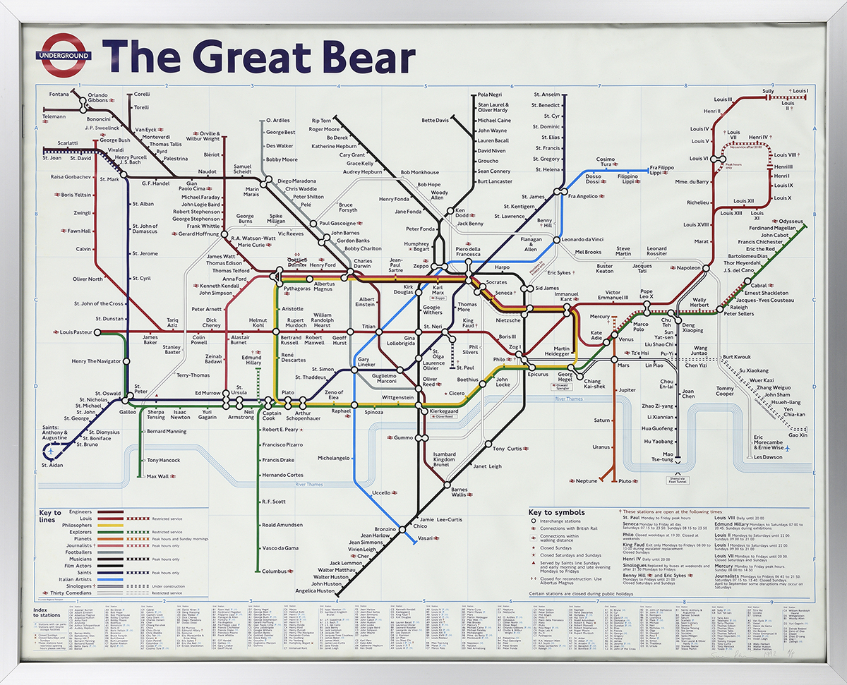 The Great Bear by Simon Patterson