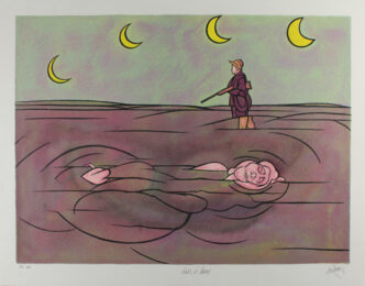 Clair De Lune by Valerio Adami at Sylvan Cole Gallery