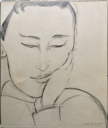 Elena by Will Barnet at ebo Gallery