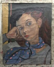 Polka Dot Scarf by Will Barnet at ebo Gallery